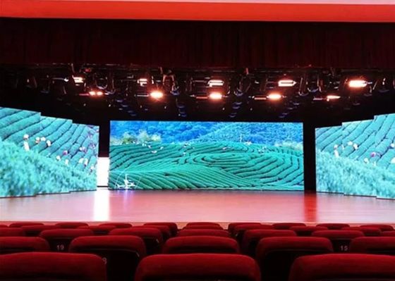 Màn hình LED cho thuê sân khấu 100000 giờ Màn hình LED cong P3.91mm P4.81mm
