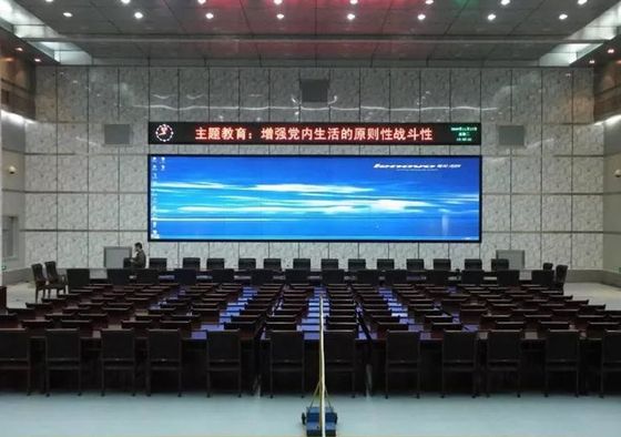 320x160mm P1.86 Màn hình LED cao độ mịn Tường video 4K cho phòng họp